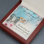 Interlocking Hearts Necklace - The sister of my soul