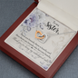 Interlocking Hearts Necklace - Unbiological Sister