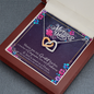 Interlocking Hearts Necklace - Sweet As A Flower