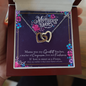 Interlocking Hearts Necklace - Sweet As A Flower