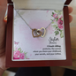 Interlocking Hearts Necklace - Sister