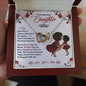 Interlocking Heart Necklace Gift For Daughter