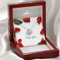 Love Knot Necklace Valentine Gift For Her