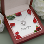 Love Knot Necklace Valentine Gift For Her
