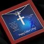 Cross Necklace For Fishing Dad