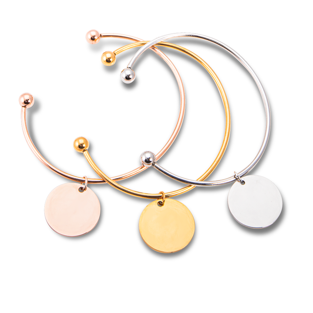 Engraved Custom Initials Bracelet