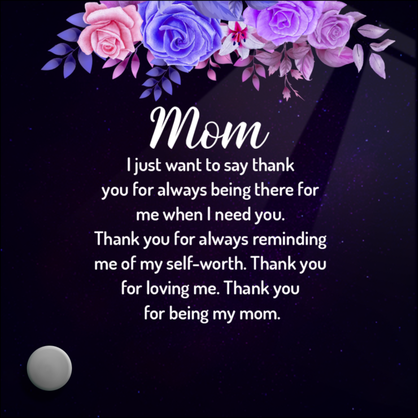 Ladies Rose Gold Watch and Lumenglass Display Message Card Stand Gift Set - To Mom