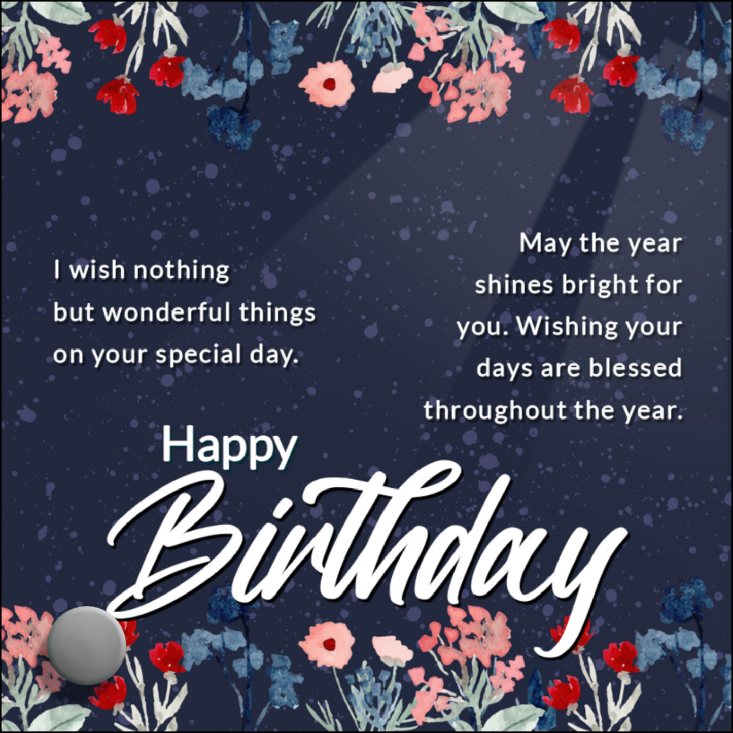 Ladies Rose Gold Watch and Lumenglass Display Message Card Stand Gift Set - Happy Birthday