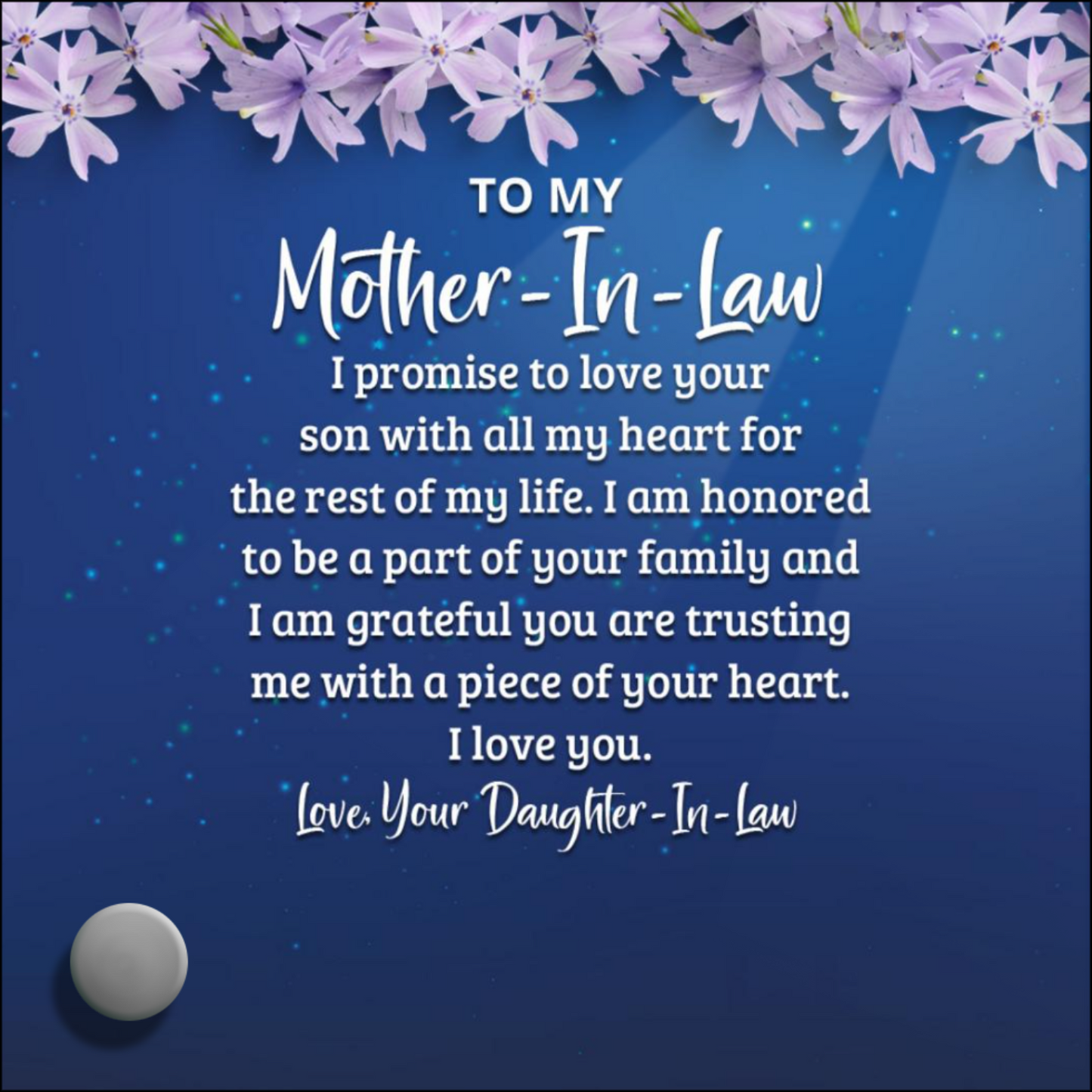 Ladies Rose Gold Watch and Lumenglass Display Message Card Stand Gift Set - To Mother In Law