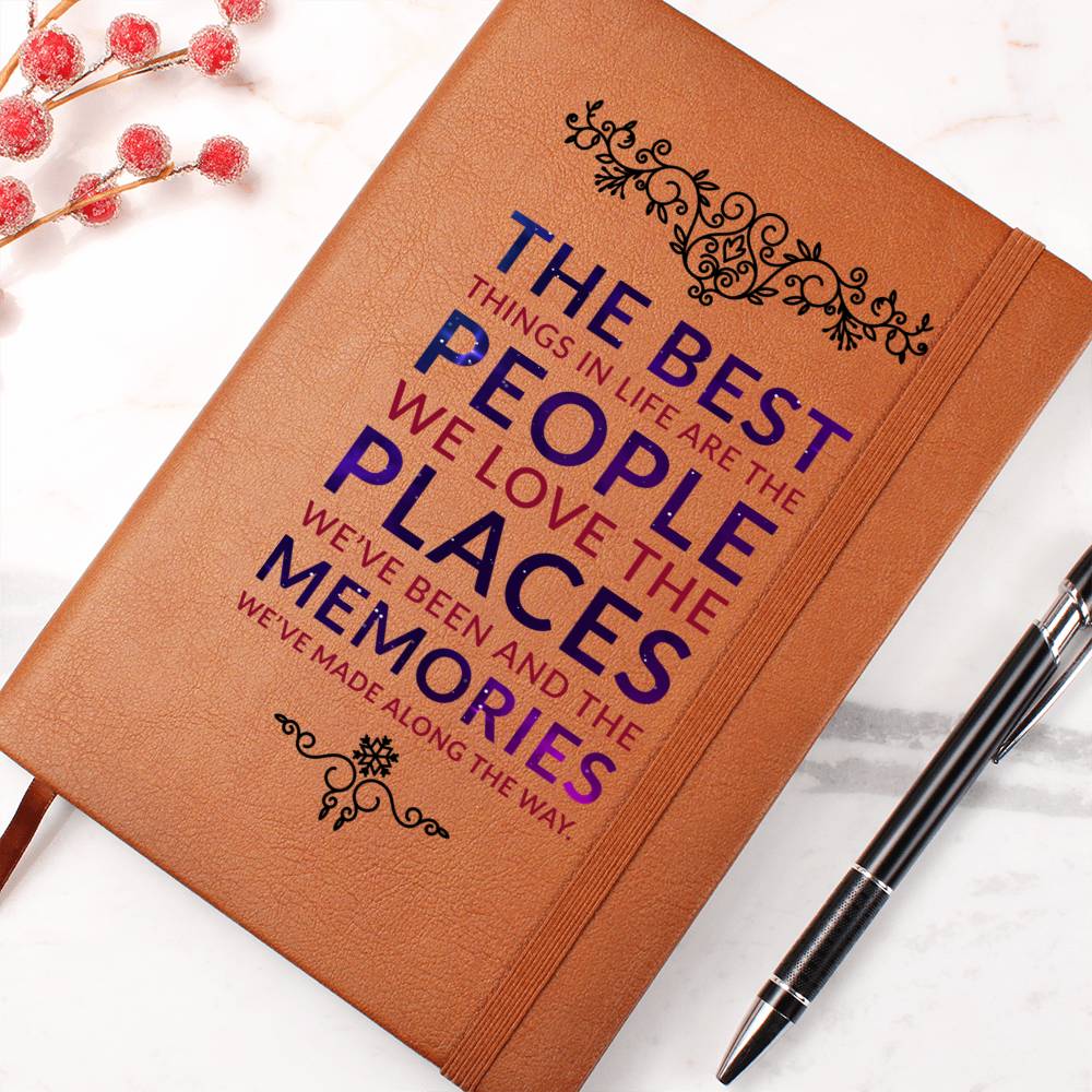 Vegan Leather Memory Journal