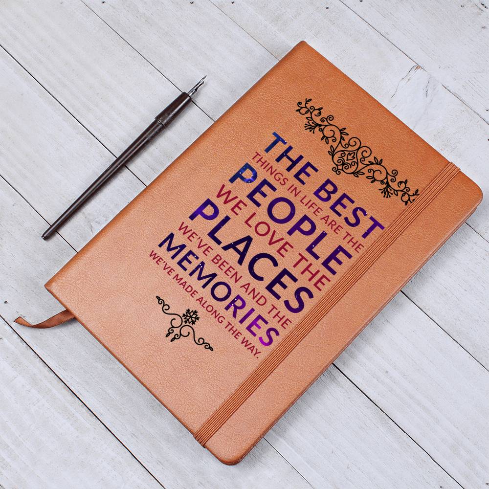 Vegan Leather Memory Journal