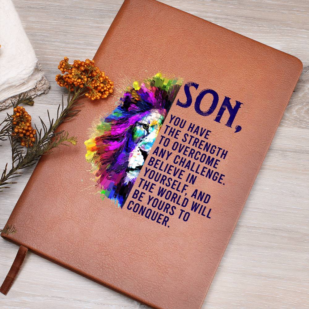 Vegan Leather Journal To Son