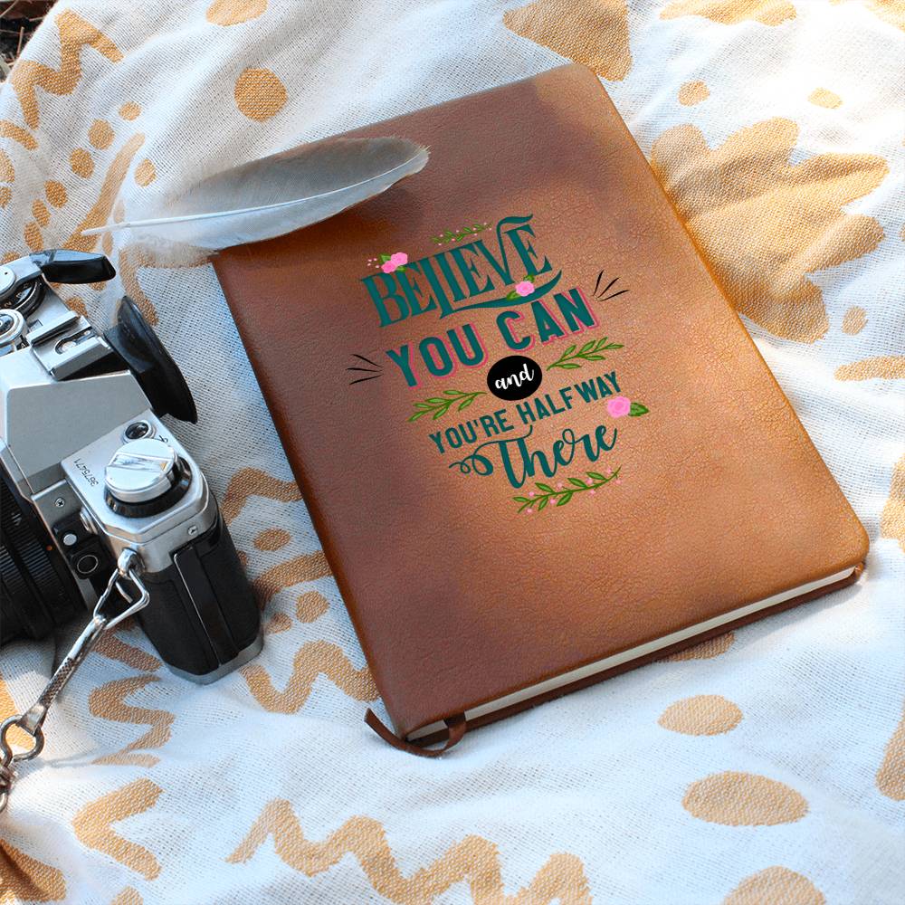 Vegan Leather Journal - Believe You Can