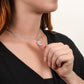 Engraved Baby Feet Necklace with Birthstone  - To A New Mom