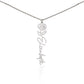 Flower Birth Month Name Necklace - To My Beautiful Sister