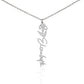 Flower Birth Month Name Necklace - To Mom