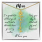 Flower Birth Month Name Necklace - To Mom
