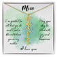 Flower Birth Month Name Necklace - To Mom