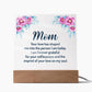 Square Acrylic Plaque -Mom I am Forever Grateful