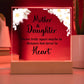 Square Acrylic Plaque - Mother & Daughter