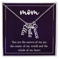 Personalized Vertical  Multi Name Necklace - To Our Mom