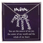 Personalized Vertical  Multi Name Necklace - To Our Mom