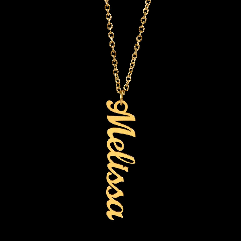 Personalized Vertical  Multi Name Necklace -To Our Grandma