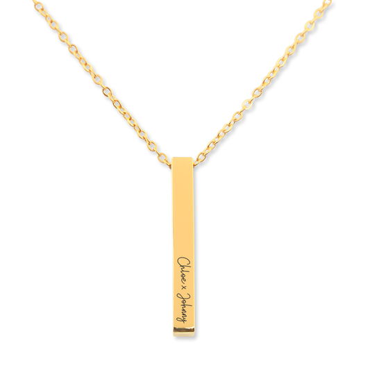 Engraved Custom Names Necklace