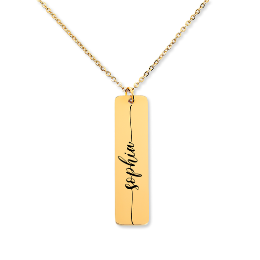 Engraved Custom Name Necklace
