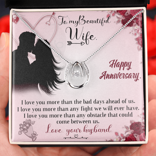 Lucky In Love Necklace - I Love You More