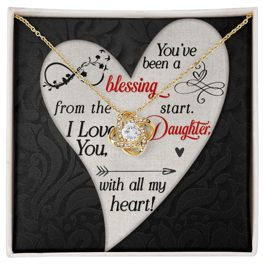 Love Knot Necklace - To Daughter
