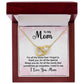 Interlocking Heart Necklace For Mom