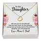 Delicate Heart Necklace For Daughter