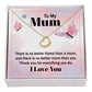 Delicate Heart Necklace For Mum
