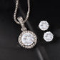 Eternal Hope Necklace and Earring Set Christmas Gift For Wife