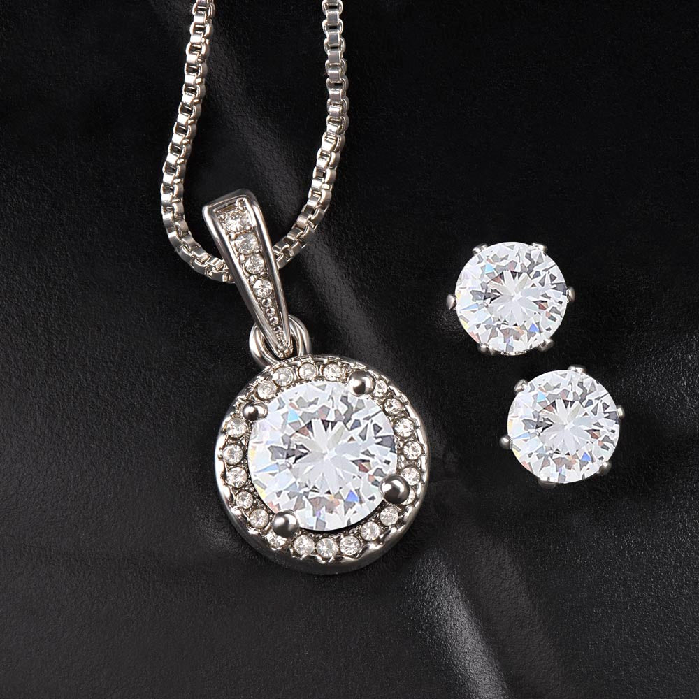 Eternal Hope Necklace and Earring Set Christmas Gift For Wife
