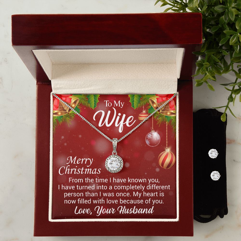 Eternal Hope Necklace and Earring Set Christmas Gift For Wife