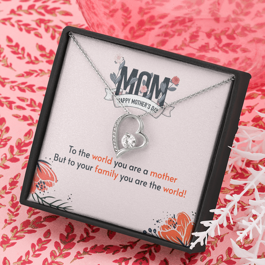 Forever Love Necklace - You Are The World