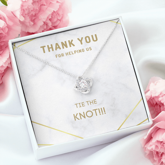 Love Knot Necklace - Thank You Gift For Bridal Party