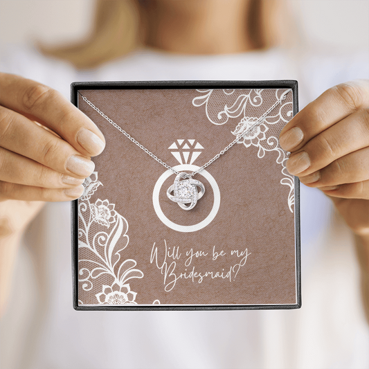 Love Knot Necklace - Bridesmaid Proposal