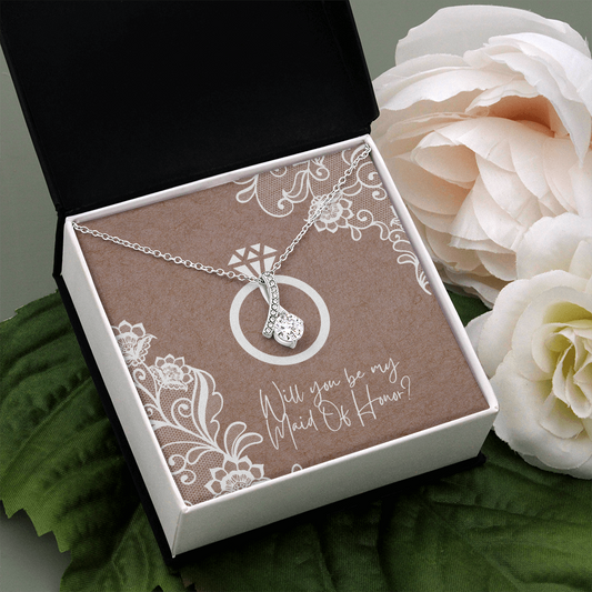 Alluring Beauty Necklace - Maid of Honor Proposal