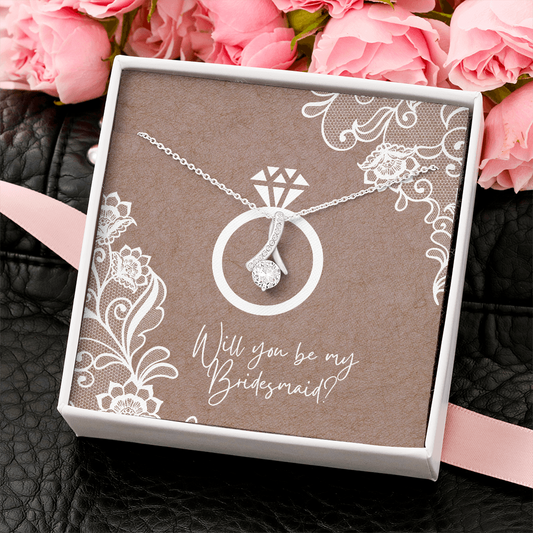 Alluring Beauty Necklace - Bridesmaid Proposal