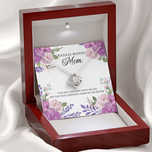 Love Knot Necklace - Badass Bonus Mom